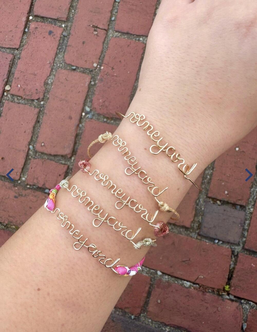 NEW ATELIER PAULIN vineyard bracelet in gold